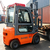 Chariot élévateur diesel de 1,5 tonne pour le transport de marchandises sur palettes en entrepôt et supermarché, à vendre