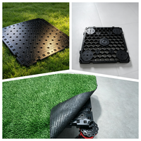 Grille de sécurité moderne en plastique pour sol surélevé, panneau de protection pour gazon synthétique, accessoire de revêtement de sol élégant pour la décoration