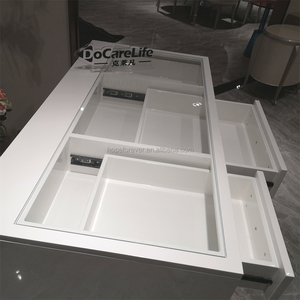 Hoa Kỳ Cổ Docarelife Kính Sang Trọng Top Hollywood Vanity Bảng Với Đèn Hiện Đại MDF Trang Điểm Bàn Trang Điểm - Product Image 5