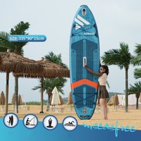 Sports nautiques de plein air 11 pouces gonflable Sup planche de surf famille gonflable 35 pouces Super Large Surf Paddle Board