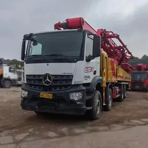 62m Benz Chassis sử dụng bùng nổ BƠM BÊ TÔNG xe tải BƠM BÊ TÔNG giá