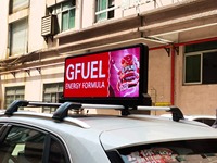 Pantalla LED para Ventana Trasera de Taxi/Auto, Publicidad en Pantalla LED Superior de Taxi, Pantalla LED Transparente para Interiores