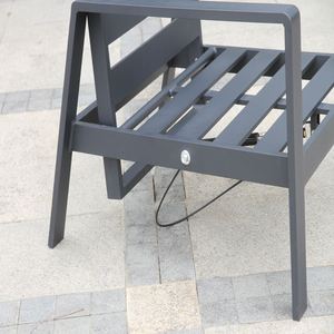 Sofá de Jardín de Lujo con Marco de Aluminio, Sillas y Mesa para Exteriores, Muebles de Patio, Terraza y Jardín - Product Image 3