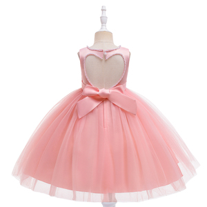 High Quality Girls Princess Dresses Heart Hollow Kids Party Wear Dresses Baby Clothing Girls Formal Wear - Product Image 6