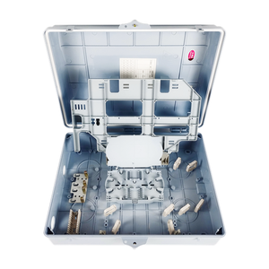 Boîtier de distribution de fibre optique FTTH extérieur IP55 en PP/ABS gris 32/48 cœurs avec 48 adaptateurs <span class=keywords><strong>SC</strong></span> et séparateur PLC - Product Image 5