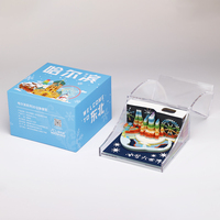 Bloc-notes 3D en gros d'usine, bloc-notes en papier 3D imprimé OEM, calendrier en papier 3D pour cadeau d'entreprise souvenir