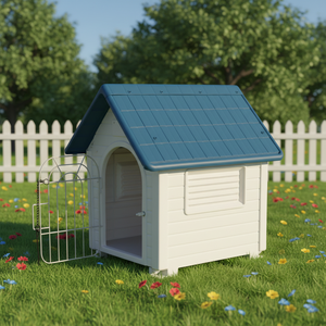 Casa para Perros de Plástico Ecológica de Estilo Rústico con Patrón Sólido, Forma Rectangular, Tamaño <span class=keywords><strong>Mini</strong></span> para Uso en Interiores - Product Image 3