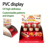 Présentoir publicitaire en carton mousse PVC, unité de présentation de produits, boîte, petit présentoir de comptoir, présentoir de table