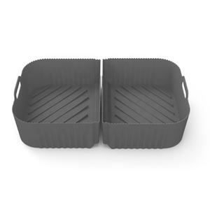 <span class=keywords><strong>Ninja</strong></span> DZ071 FOODI 2 pièces Air Fryer Liner Diviseur Panier 7QT Silicone Accessoires pour Cuisson <span class=keywords><strong>Frites</strong></span> Rôti pour La Cuisine À La Maison - Product Image 4