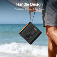 Pompe à air portable 22 PSI à double moteur et batterie au lithium pour gonflage et dégonflage de SUP, tente gonflable, bateau de pêche, tapis Drop Stitch