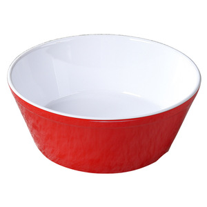Juego de tazones de melamina rojos y blancos para sopa de fideos, ramen, uso en restaurantes de comida rápida - Product Image 5