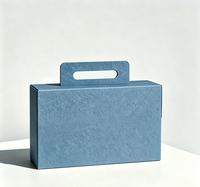 Boîte cadeau rigide de luxe en papier kraft personnalisé avec fermeture magnétique pour chocolat, bonbons, en-cas, emballage réutilisable, design pliable, quatre couleurs