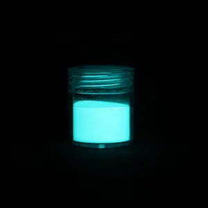 Di lunga durata bagliore polvere pigmento cina bagliore nel pigmento scuro luce di fabbrica più veloce assorbente blu polvere fluorescente