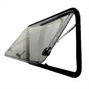 Ventana Lateral Abatible para Remolque de Viaje/Todoterreno de 1000x800 mm, Tipo Burbuja, Doble Acristalamiento Acrílico, Aleación de Aluminio, para Caravana/RV - Product Image 1