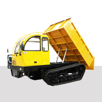 Transporteur de chenilles pour véhicule à chenilles Transporteur de chenilles minières, option de télécommande, dumper sur chenilles à cadre renforcé