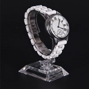 Acrylic Jewelry Display Rack For Watches Bracelets Ornaments C-01 Transparent Stand With Circle Design - Product Image 1