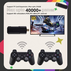 Venta caliente X2 Mini Video <span class=keywords><strong>Game</strong></span> Stick 4K TV HD Consola de juegos retro Controladores inalámbricos duales 64GB/128GB Consola de juegos - Product Image 3