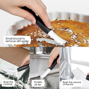 Masthome nettoyage en profondeur TPR petit détaillant brosses à récurer ensemble bouteille Table cuisine cuisinière Gap crevasse <span class=keywords><strong>brosse</strong></span> de nettoyage - Product Image 3