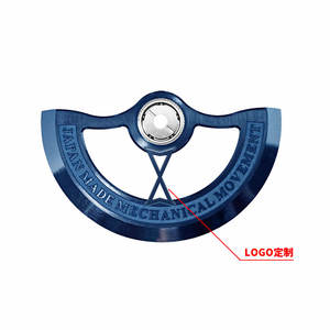 Rotor de Reloj Personalizado para Nh35 Nh34 Nh36 Nh37 Nh38 Nh39 Nh70 Nh71, Mecanismo de Cuerda Automática, Rotor Hueco con Logotipo Grabado - Product Image 1