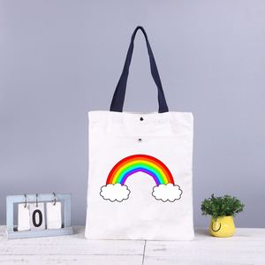 Promotional Bags Printed Logo Tote Full Color Printing Tote Bag Cute Small <b>Mini</b> <b>Canvas</b> Tote Bag Korea - Product Image 5