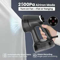 Défroisseur Vapeur Portable Domestique 1500W avec Écran LCD, Fer à Vapeur à Adsorption, Chauffage Rapide, Brosse Vapeur