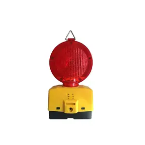 LED人気道路交通安全バリケード赤琥珀色点滅警告灯