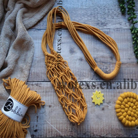BM033 écologique 100% coton Macramé fait main sac de bouteille en marron Voyage boho sac Marcheurs macramé embouteilleur titulaires