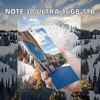 Nuevo Smartphone Note 30 Ultra, 16GB 1TB Original, Pantalla AMOLED de 7.3 Pulgadas, Android 13, 48MP, LTE Francés, Deca Core, Inglés, Carga Rápida de 65W