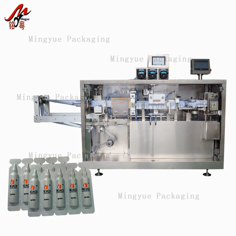 full automatic small dose liquid plastic ampoule forming filling sealing machine for perfume oral syrup