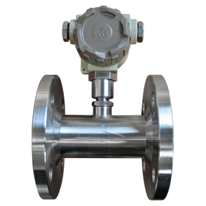 Đồng hồ đo lưu lượng tuabin lỏng kết nối mặt bích bằng thép không gỉ giám sát thời gian thực tiêu thụ điện năng thấp +/-0.2% lưu lượng chính xác - Product Image 1