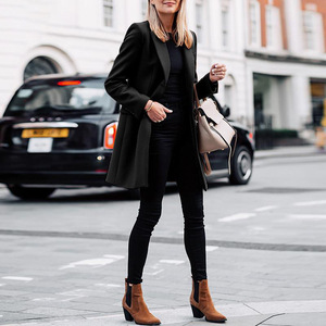 <span class=keywords><strong>Il</strong></span> nuovo cappotto europeo invernale Midi <span class=keywords><strong>Trench</strong></span> tinta unita alla <span class=keywords><strong>moda</strong></span> cappotto taglie forti da donna - Product Image 5