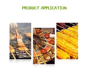 Paquete de 100 Brochetas de Bambú Ecológicas Resistentes al Calor para Asar a la Parrilla, Kebabs, Brochetas Duraderas y Versátiles para Cocina y Picnic - Product Image 4