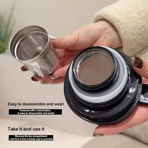 <span class=keywords><strong>Théière</strong></span> thermos sous vide écologique à double paroi en acier inoxydable 304 avec <span class=keywords><strong>infuseur</strong></span> - Product Image 3