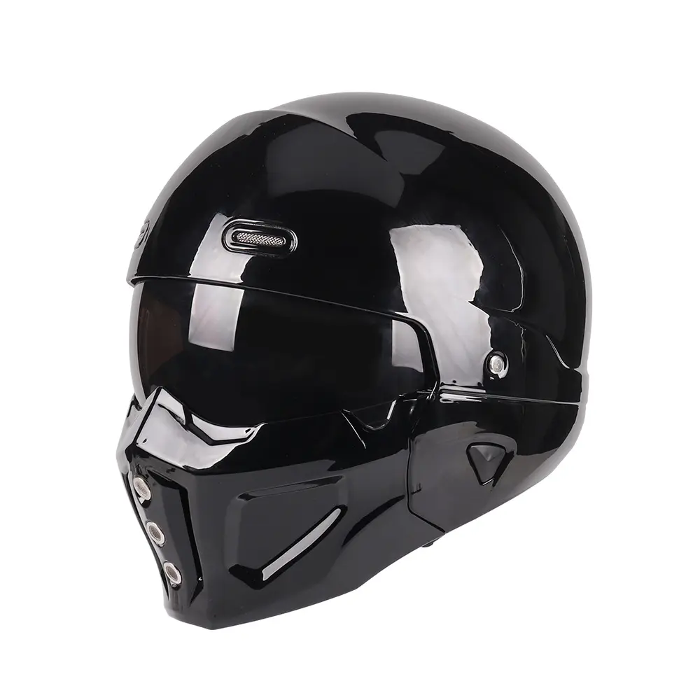 Modularer Helm des Modellmodells 2024 DOT CE aus Karbonfaser zur Wasserübertragung Cyberpunk Motorradhelm