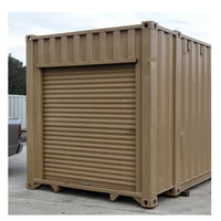 Porte de garage pliante anti-effraction en acier inoxydable fini, de fabrication professionnelle, moderne, pour villa et entrepôt personnel