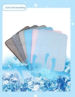 Tapis rafraîchissant en gel de soie glacée, lavable, pliable, écologique, résistant à la chaleur estivale, pour chiens et chats, multi-tailles, antidérapant