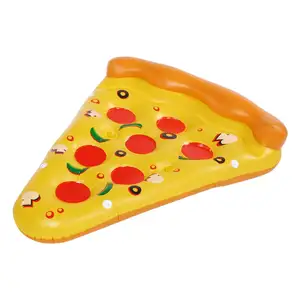 Manufacturer Supplier Summer Water Party Swimming pizza Inflatable Pool Float For Adult