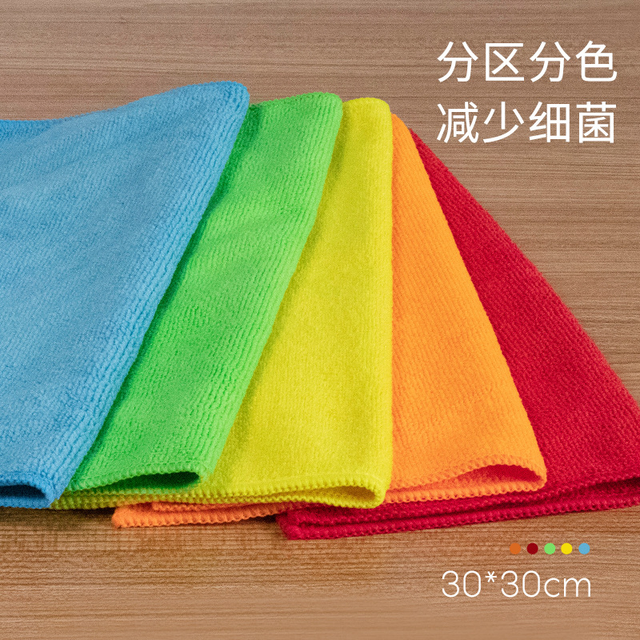Quick-Dry Microfiber Cleaning Towel, Durable Polyester Cloth for Car Washing, Window Glass Wiping, Kitchen Cleaning