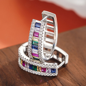Orecchini Colorati per Donne, Stile Semplice da Vacanza, Accessori per Orecchie per Uso Quotidiano - Product Image 3