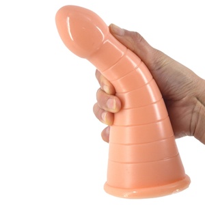 FAAK 19cm Long Sex Toys Erotic Toys Christmas Hat Shape Sex Toy Anal Plug FAAK <b>Dildo</b> Prono Penis - Product Image 5