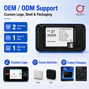 รุ่น olax MT60 Dual-Band 2.4G และ5.8G Cat7ที่มี2เสาอากาศ esim เราเตอร์ WiFi เราเตอร์ LTE 4G แบบพกพามือถือเราเตอร์ Dual Band - Product Image 5