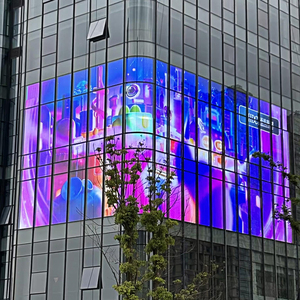 Pantalla LED Transparente de Alta Luminosidad para Cortinas Inteligentes, Pantalla Profesional Delgada para Publicidad en Exteriores, Resistente al Agua IP65 y a la Luz Solar - Product Image 4