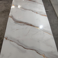 Panneau de marbre en PVC de haute qualité 4x8 2mm 3mm 4mm Feuille de marbre en PVC UV