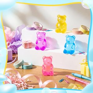 Wholesale Custom Bear <b>Squeeze</b> Bear Maltose Fidget Stress <b>Ball</b> Toys Custom Logo Printed Unisex Products Transparent Sugar Bear - Product Image 4