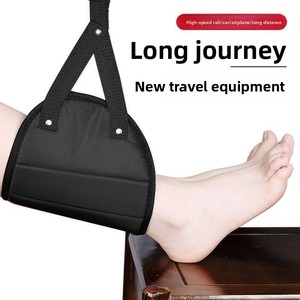 Travel Rest Hanging Footstool with Adjustable Straps Multifunctional Portable Hammock <b>Footrest</b> for Home Office Outdoor - Product Image 3