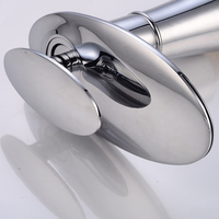 En gros moderne Salle De Bain En Laiton Mélangeur D'eau Robinet Blanc Cascade Robinet de Lavabo