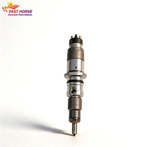 Inyector de Combustible Hangood 0445120231 0432193033 para Motor 6D107, Excavadora PC130-7 PC160LC-7, Inyector Diesel Common Rail - Product Image 1