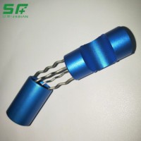 Outil de réparation de divots de golf Shuran, marqueur de balle magnétique, outil de divot portable en fer, bleu, taille standard, accessoires de golf OEM ODM
