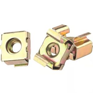 <span class=keywords><strong>Écrou</strong></span> <span class=keywords><strong>à</strong></span> clipser en acier au carbone, oxyde noir, pour armoire de commande électrique, livraison rapide - Product Image 1