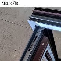 Fenêtres à battants UPVC personnalisées pour la maison fenêtre coulissante en PVC à profil fixe pour balcon avec obturateur et écran